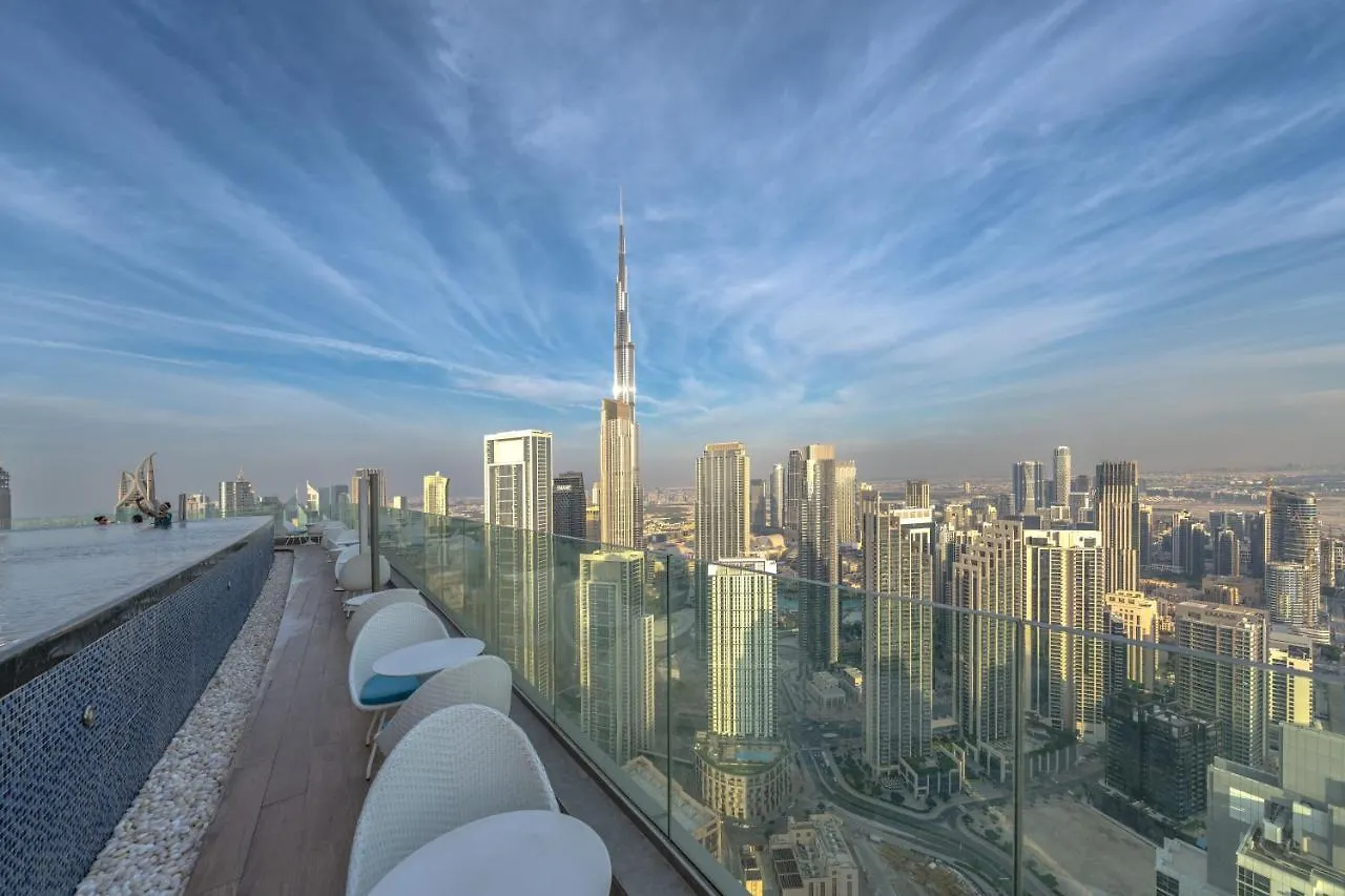 Magical Rooftop Pool In Downtown Dubai With Burj Khalifa & Sea View! location